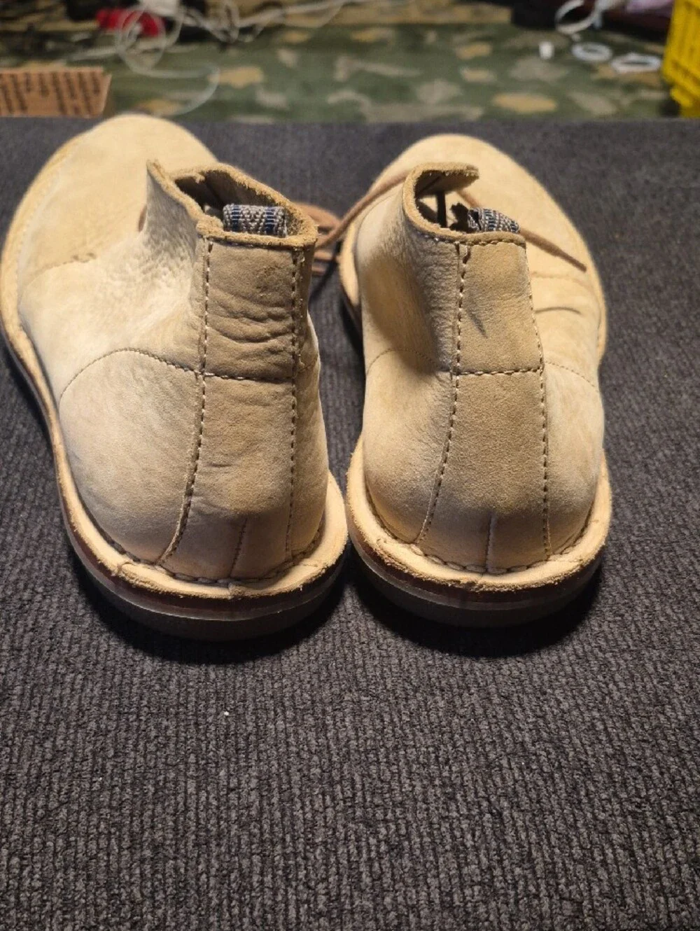 Todd Snyder Beige Suede Men's Chukka Boots